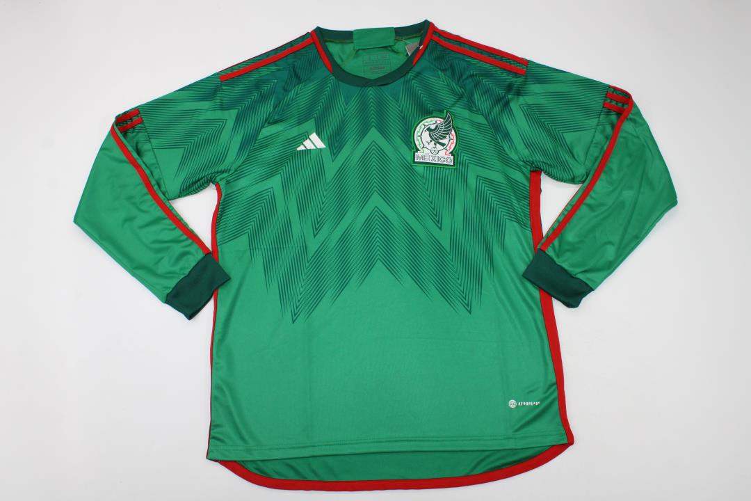 AAA Quality Mexico 2022 World Cup Home Long Jersey